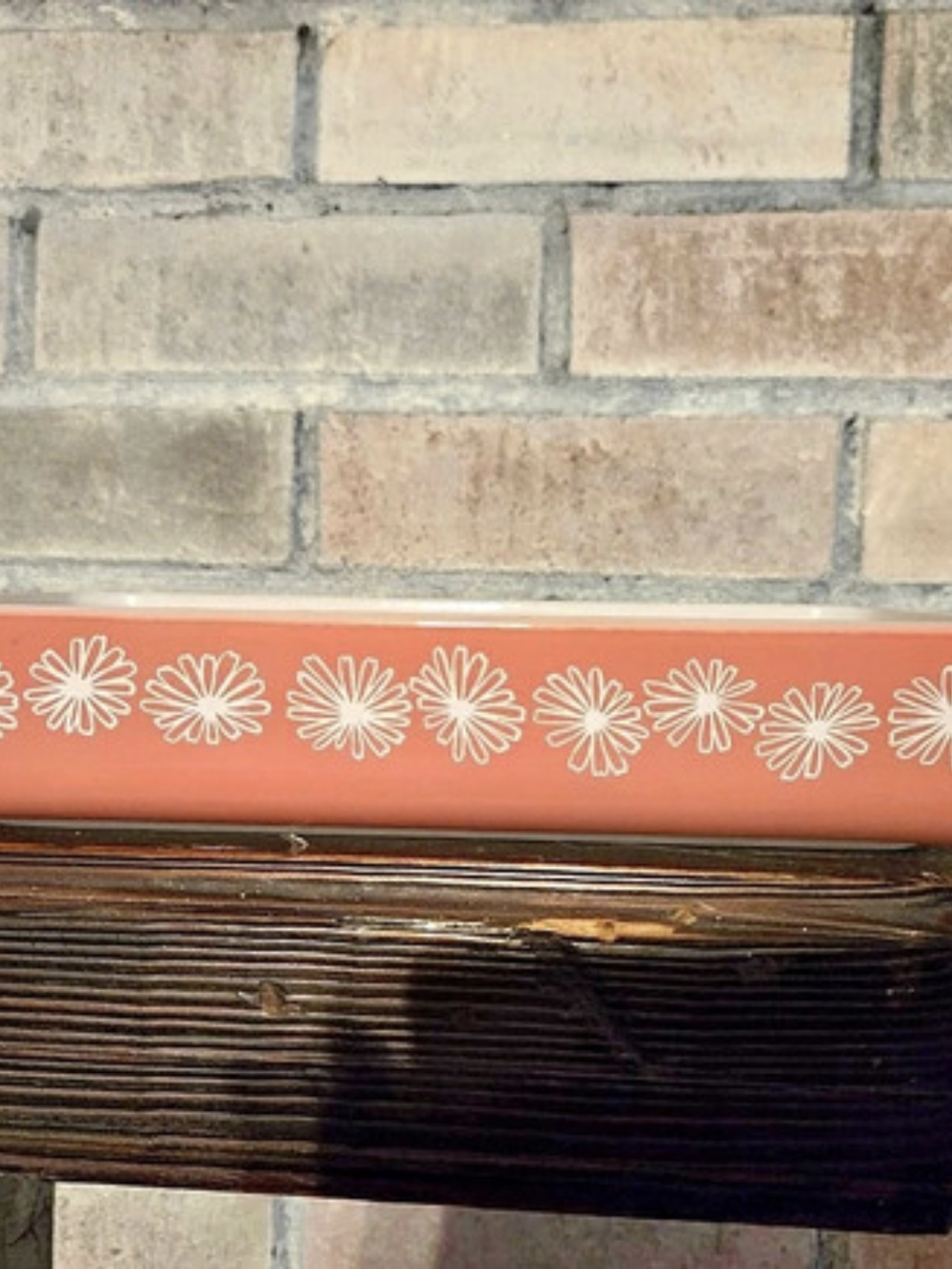 Pyrex Pink Daisy Bakeware Dish